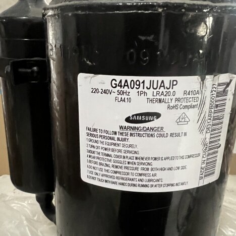 Compresor Samsung 9000 BTU   G4A091JUAJP